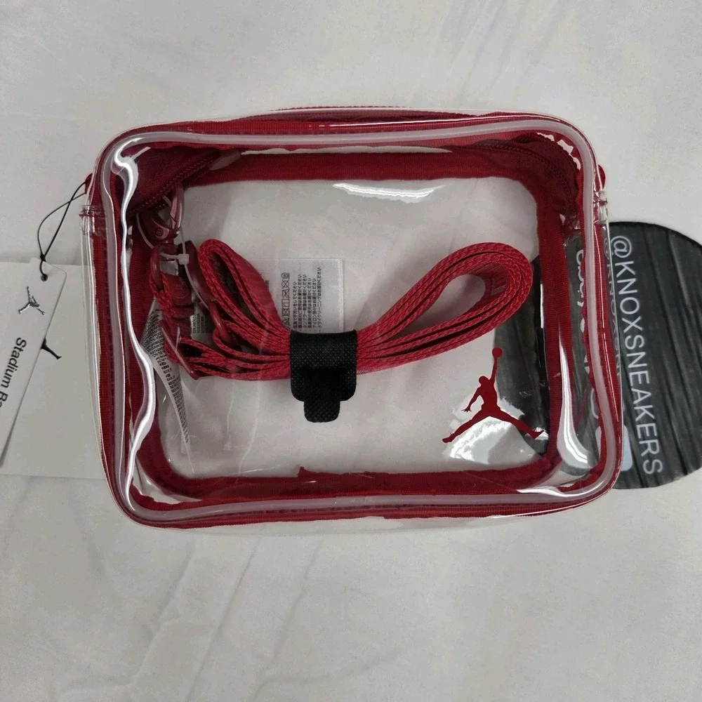 Nike Jordan Stadium Clear Crossbody Bag Fanny Hip Waist Belt Pack 9A0848-R78